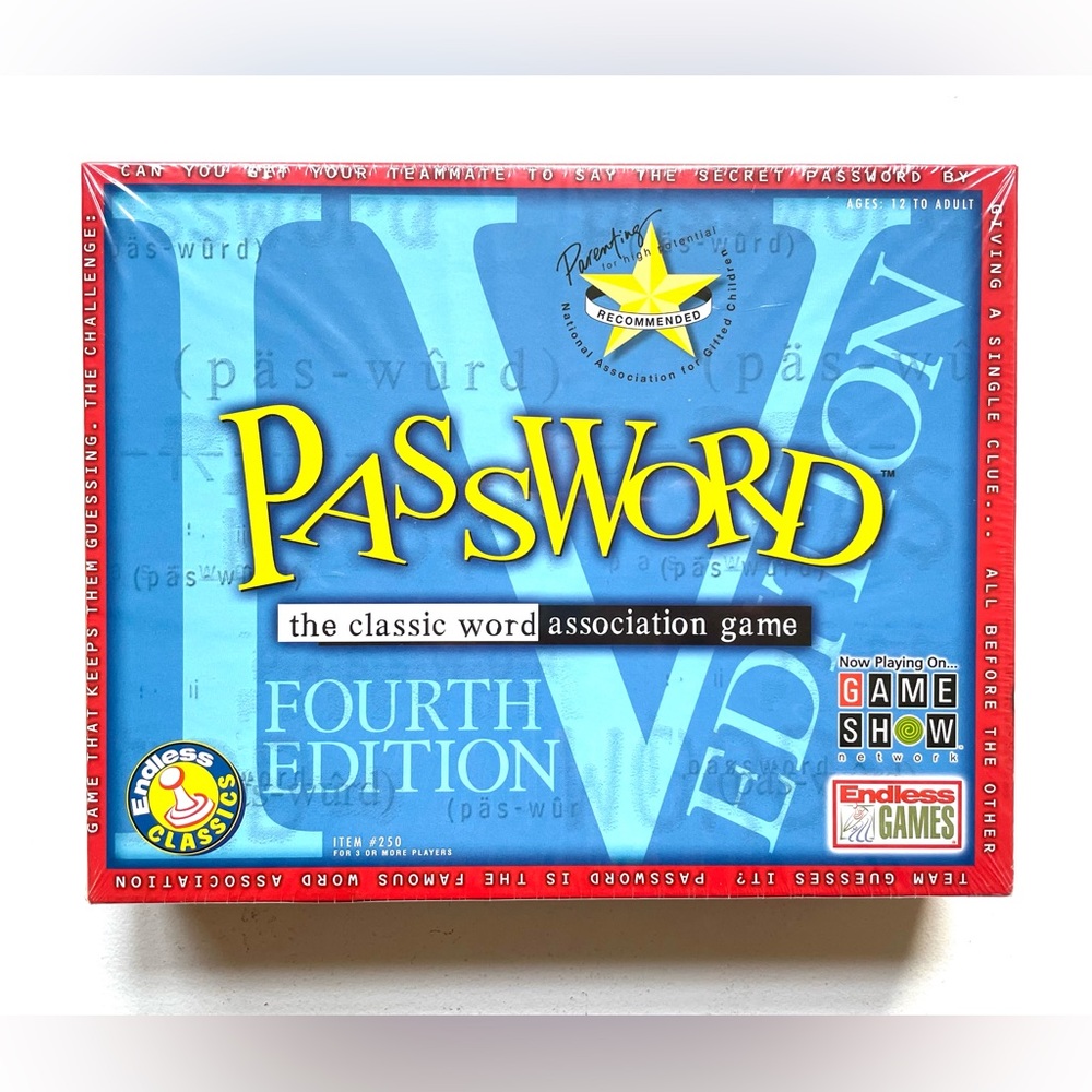 NIB Password Fourth Edition - The Classic Word Association Game - Endless Games